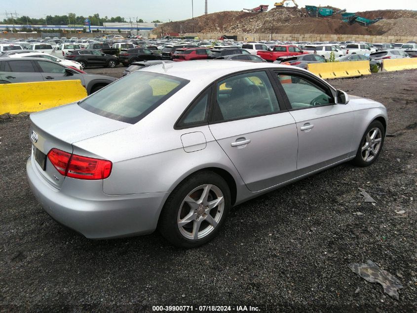 WAULF78K29N012996 | 2009 AUDI A4