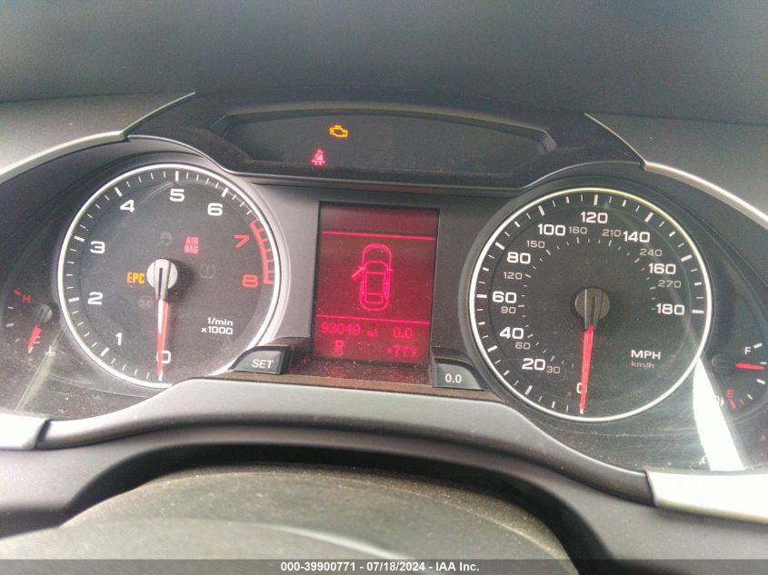 2009 Audi A4 2.0T Premium VIN: WAULF78K29N012996 Lot: 39900771