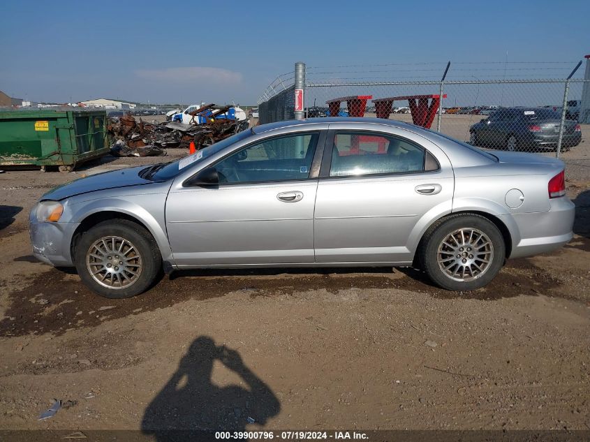 2004 Chrysler Sebring Lx VIN: 1C3EL46X84N125348 Lot: 39900796