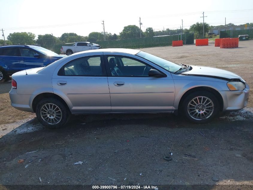 2004 Chrysler Sebring Lx VIN: 1C3EL46X84N125348 Lot: 39900796