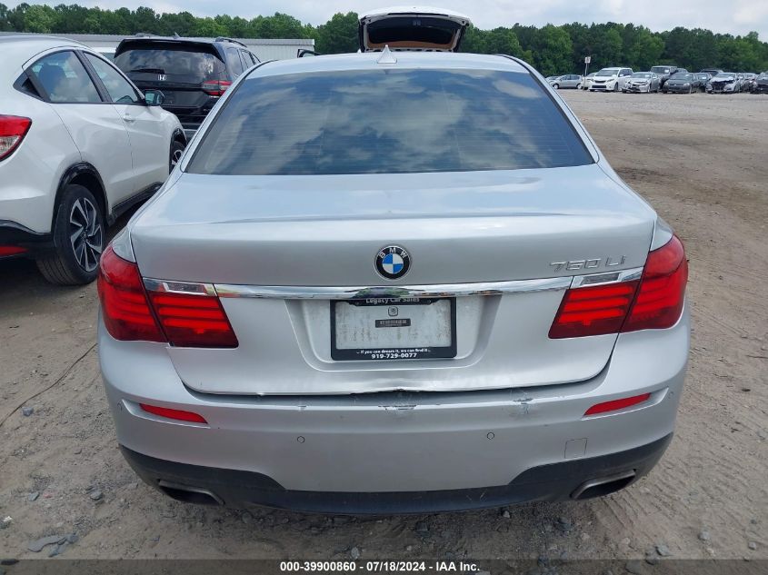 2013 BMW 750Li VIN: WBAYE8C57DD132775 Lot: 39900860