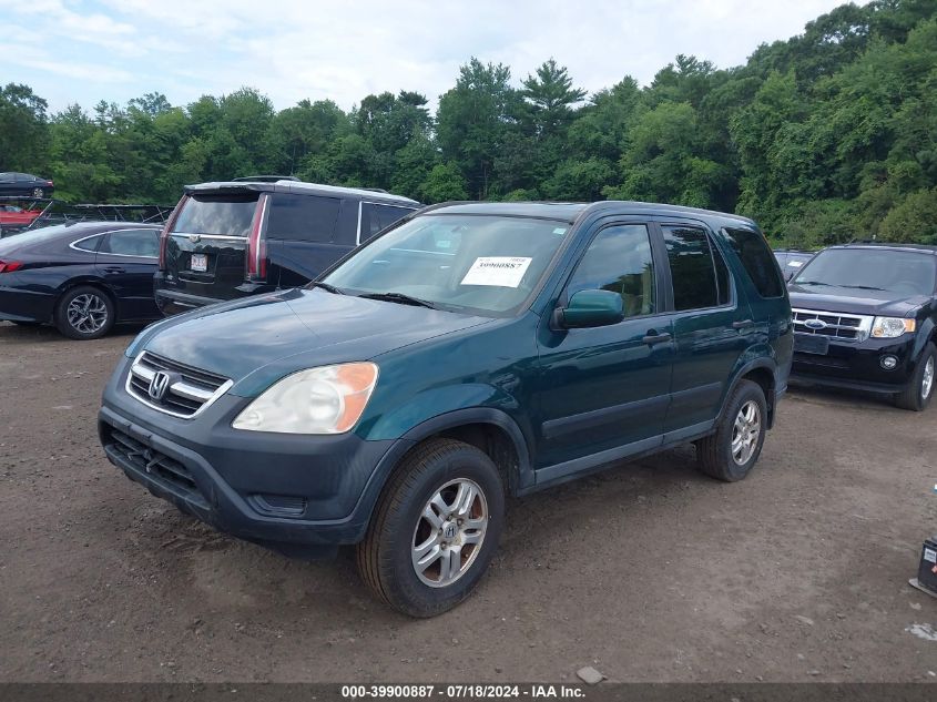 2003 Honda Cr-V Ex VIN: SHSRD77833U109518 Lot: 39900887