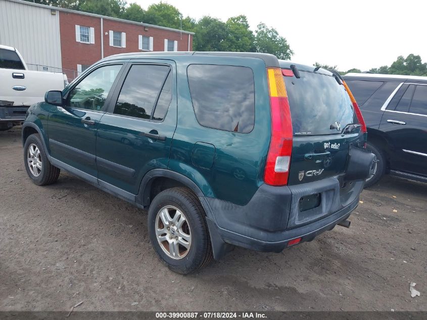 2003 Honda Cr-V Ex VIN: SHSRD77833U109518 Lot: 39900887