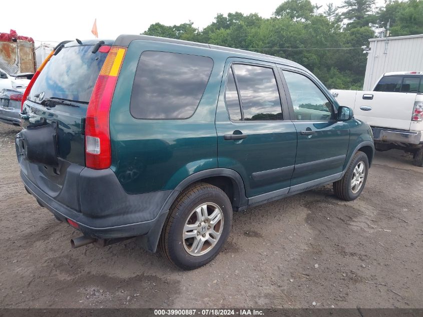 2003 Honda Cr-V Ex VIN: SHSRD77833U109518 Lot: 39900887