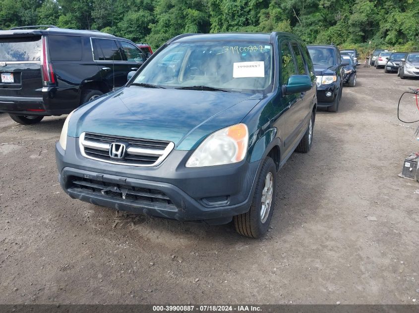 2003 Honda Cr-V Ex VIN: SHSRD77833U109518 Lot: 39900887