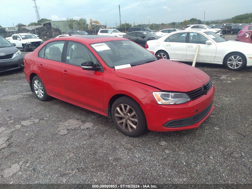 2011 Volkswagen Jetta 2.5L Se VIN: 3VWDZ7AJ1BM394533 Lot: 39900953