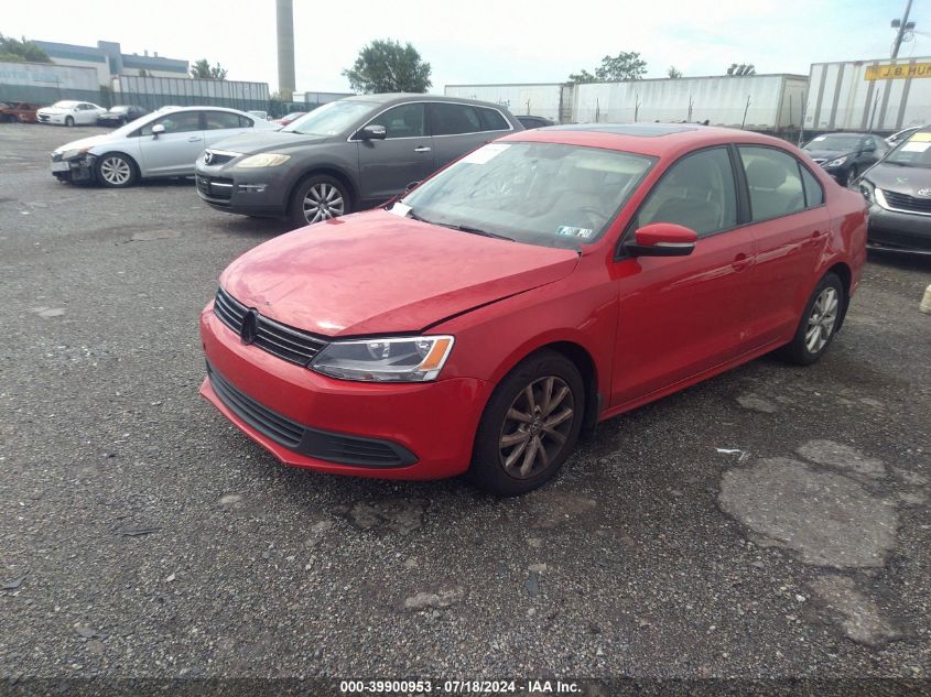 2011 Volkswagen Jetta 2.5L Se VIN: 3VWDZ7AJ1BM394533 Lot: 39900953