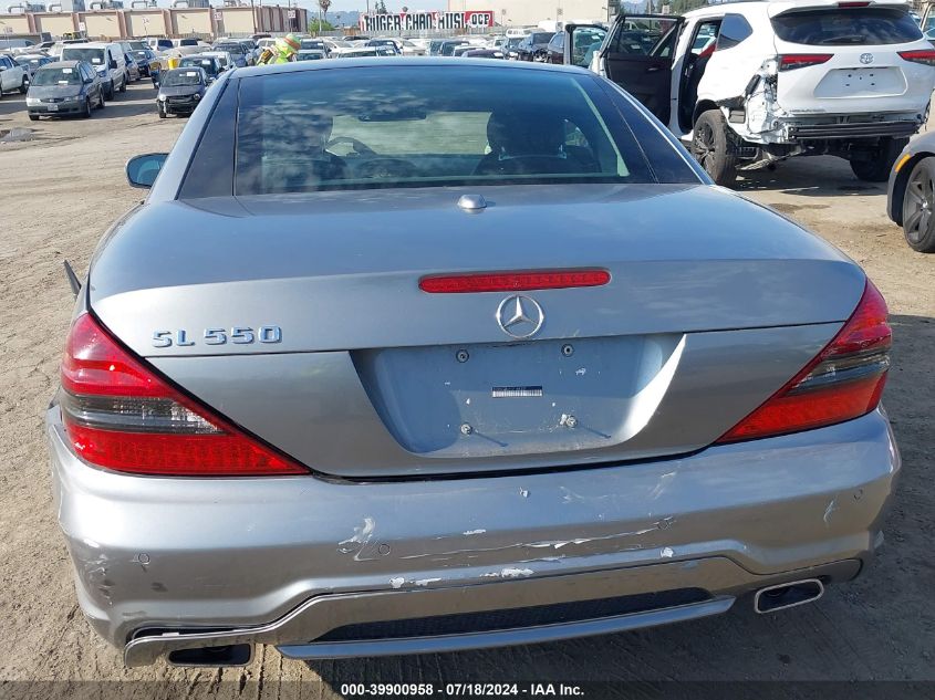 2012 Mercedes-Benz Sl 550 VIN: WDBSK7BA9CF169337 Lot: 39900958