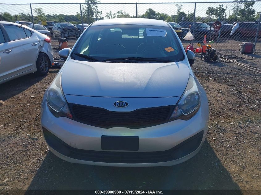 2014 Kia Rio Lx VIN: KNADM4A34E6401641 Lot: 39900980