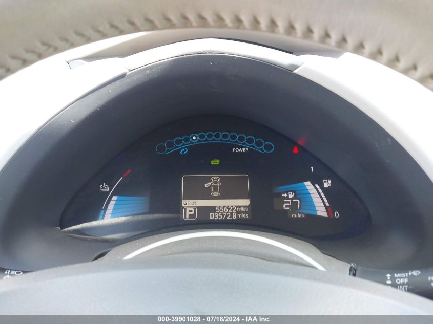 2012 Nissan Leaf Sl VIN: JN1AZ0CP1CT022467 Lot: 39901028