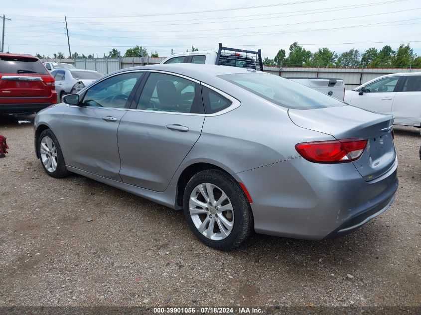 2015 Chrysler 200 Limited VIN: 1C3CCCAB8FN587117 Lot: 39901056