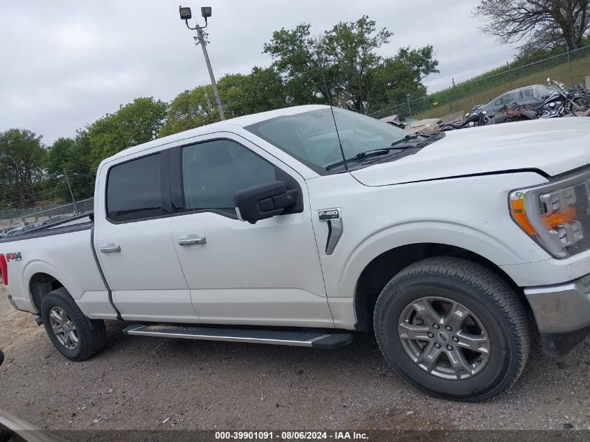 2022 Ford F-150 Xlt VIN: 1FTFW1E53NFA00811 Lot: 39901091