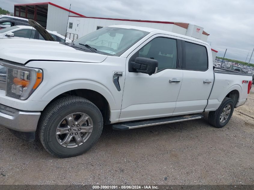 2022 Ford F-150 Xlt VIN: 1FTFW1E53NFA00811 Lot: 39901091