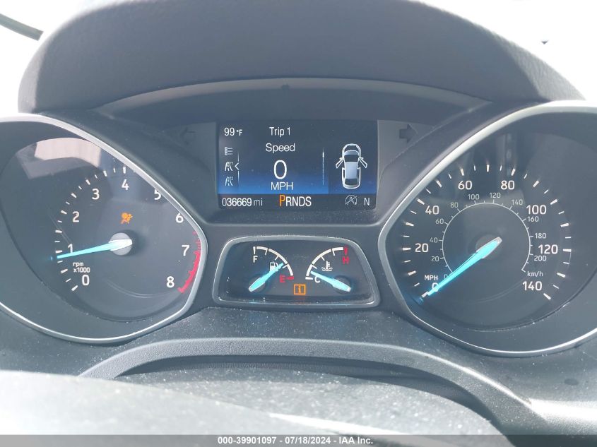 2017 Ford Escape Titanium VIN: 1FMCU0J98HUF01653 Lot: 39901097