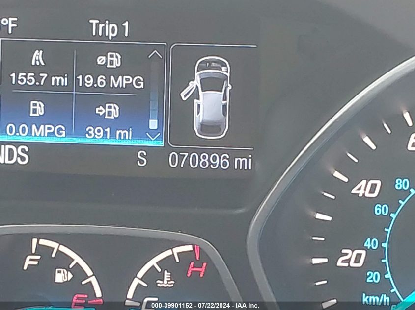 2016 Ford Escape Se VIN: 1FMCU9G99GUB31663 Lot: 39901152