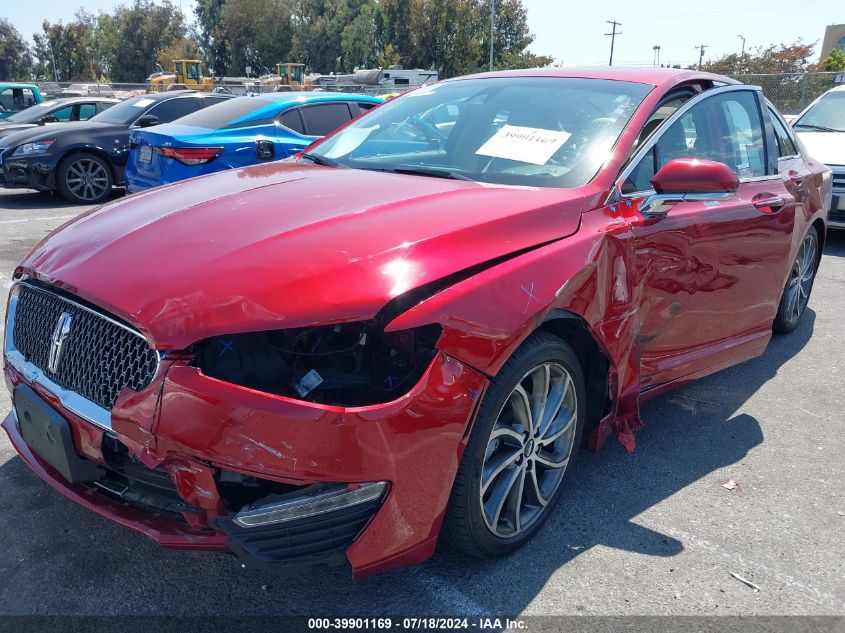 2019 Lincoln Mkz Hybrid Reserve I VIN: 3LN6L5LU3KR605643 Lot: 39901169