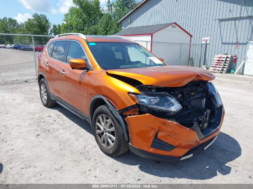 2017 Nissan Rogue Sv VIN: JN8AT2MV6HW273809 Lot: 39901211