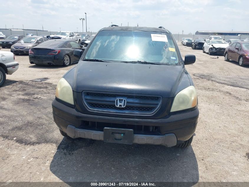 2004 Honda Pilot Ex-L VIN: 2HKYF18524H515713 Lot: 39901243