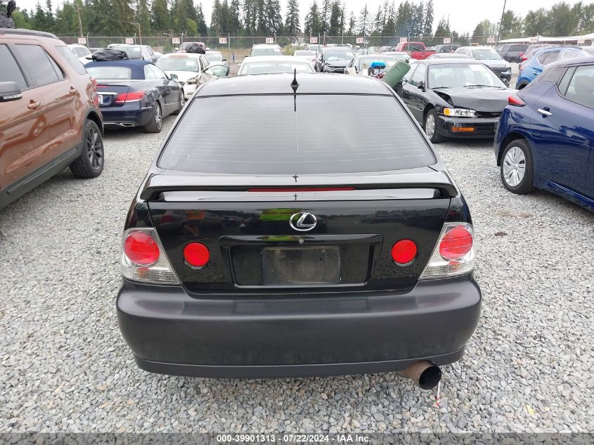 2001 Lexus Is 300 VIN: JTHBD182910015122 Lot: 39901313