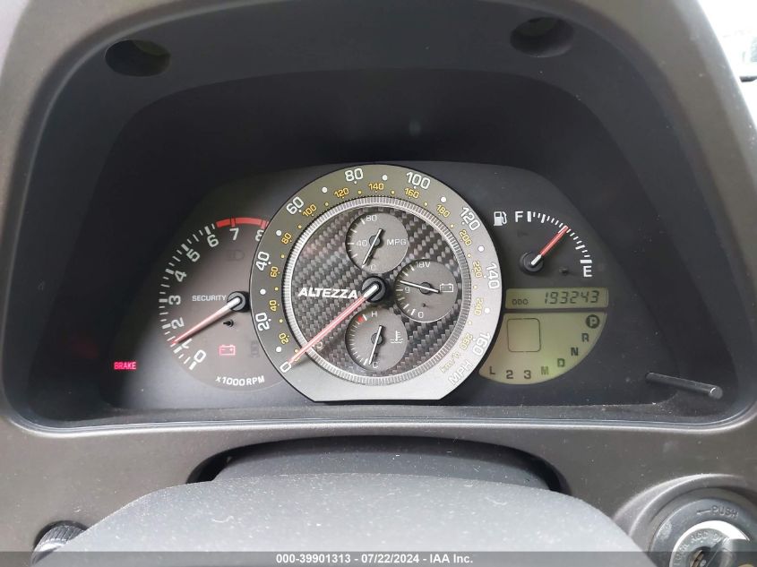 2001 Lexus Is 300 VIN: JTHBD182910015122 Lot: 39901313