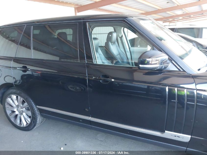 2014 Land Rover Range Rover 5.0L V8 Supercharged VIN: SALGS3TF7EA195759 Lot: 39901336