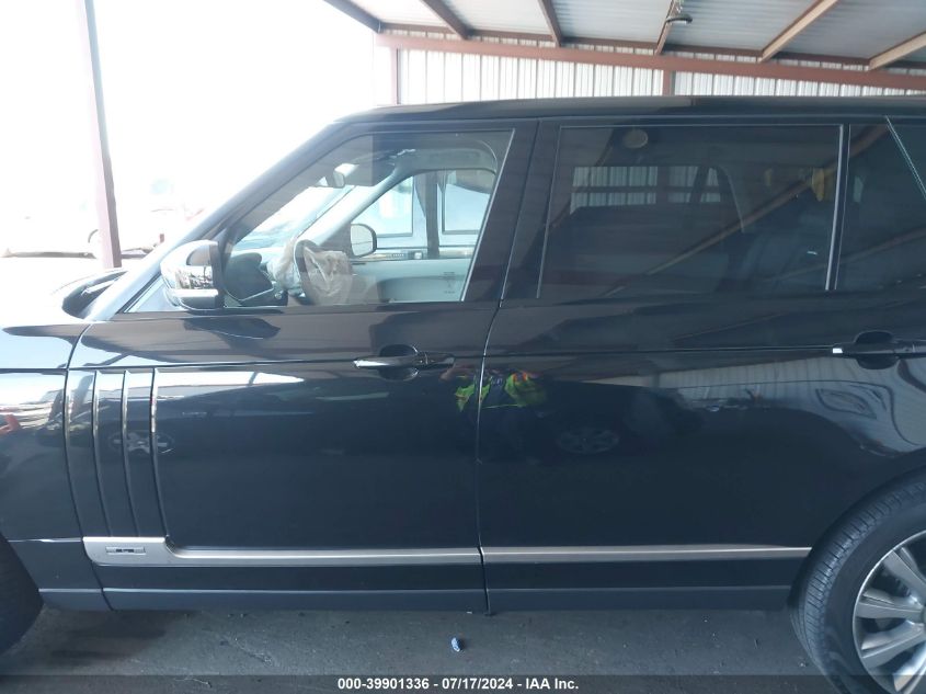 2014 Land Rover Range Rover 5.0L V8 Supercharged VIN: SALGS3TF7EA195759 Lot: 39901336