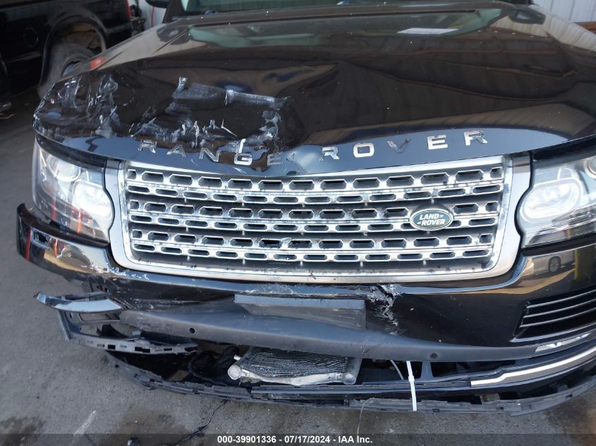 2014 Land Rover Range Rover 5.0L V8 Supercharged VIN: SALGS3TF7EA195759 Lot: 39901336
