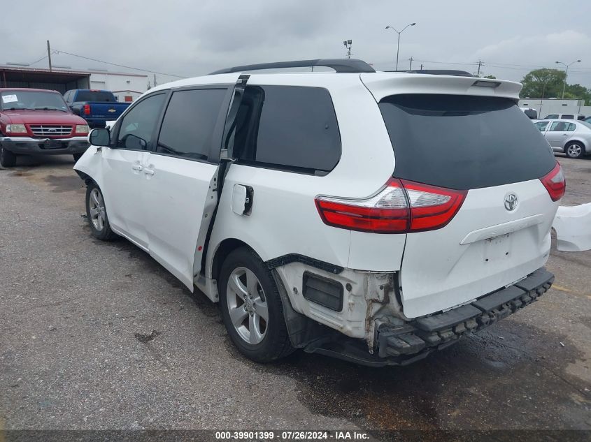 2016 Toyota Sienna Le 8 Passenger VIN: 5TDKK3DCXGS720907 Lot: 39901399