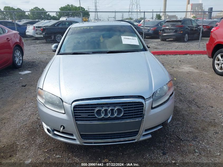 WAUDF78E37A183324 2007 Audi A4 2.0T