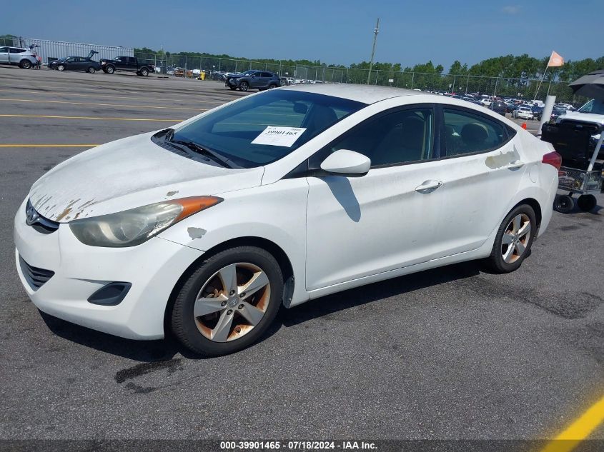 2013 Hyundai Elantra Gls VIN: 5NPDH4AEXDH351454 Lot: 39901465