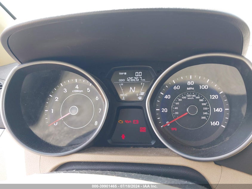 2013 Hyundai Elantra Gls VIN: 5NPDH4AEXDH351454 Lot: 39901465