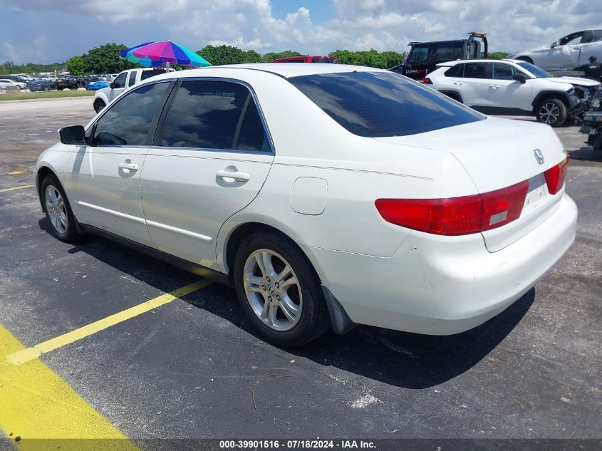 2005 Honda Accord Lx VIN: 3HGCM56425G701300 Lot: 39901516