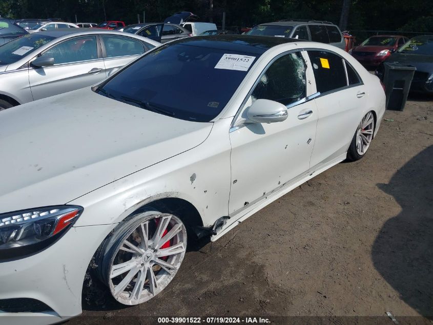 2015 Mercedes-Benz S 550 VIN: WDDUG8CB5FA190072 Lot: 39901522