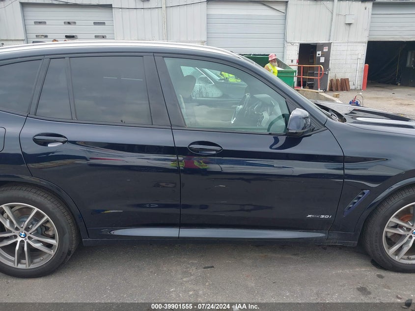 2018 BMW X3 xDrive30I VIN: 5UXTR9C58JLC76250 Lot: 39901555