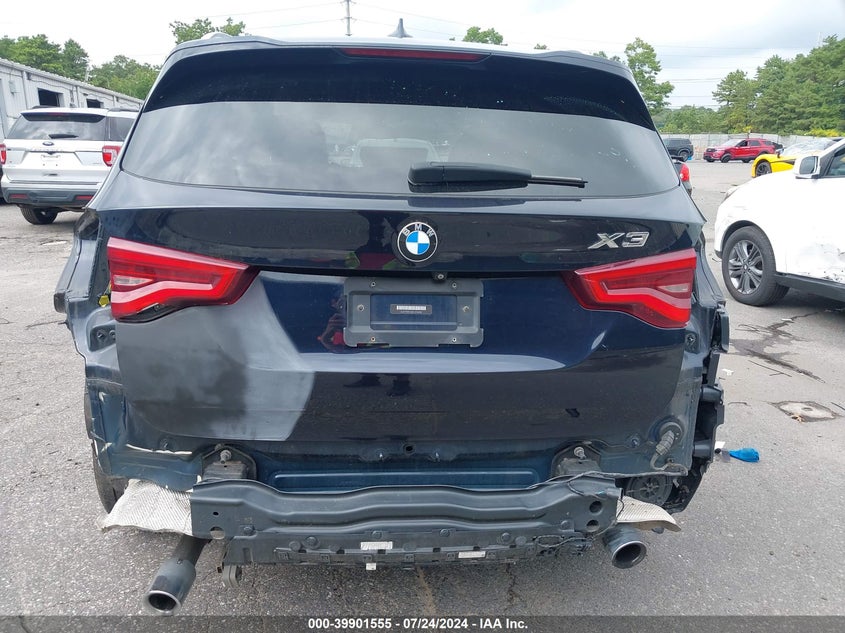 2018 BMW X3 xDrive30I VIN: 5UXTR9C58JLC76250 Lot: 39901555