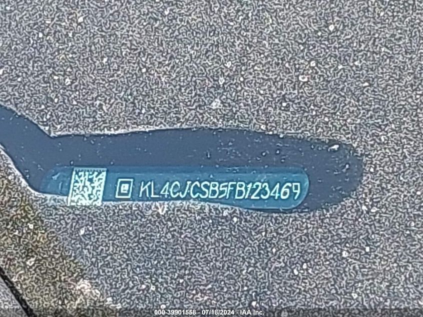 2015 Buick Encore Leather VIN: KL4CJCSB5FB123469 Lot: 39901558