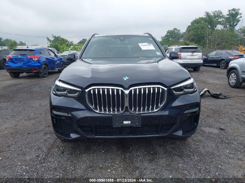 2022 BMW X5 xDrive40I VIN: 5UXCR6C0XN9L37570 Lot: 39901559