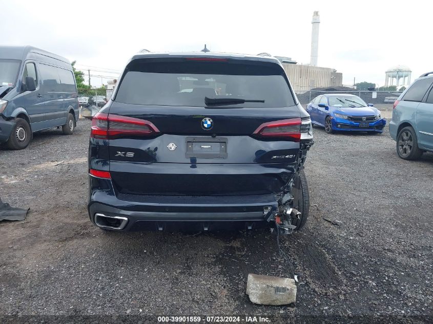 2022 BMW X5 xDrive40I VIN: 5UXCR6C0XN9L37570 Lot: 39901559