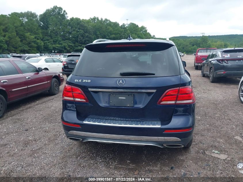 2016 Mercedes-Benz Gle 350 VIN: 4JGDA5JB5GA743748 Lot: 39901587