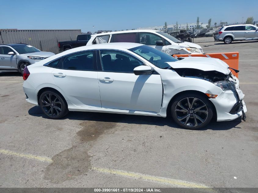 2020 Honda Civic Sport VIN: 2HGFC2F84LH549907 Lot: 39901661