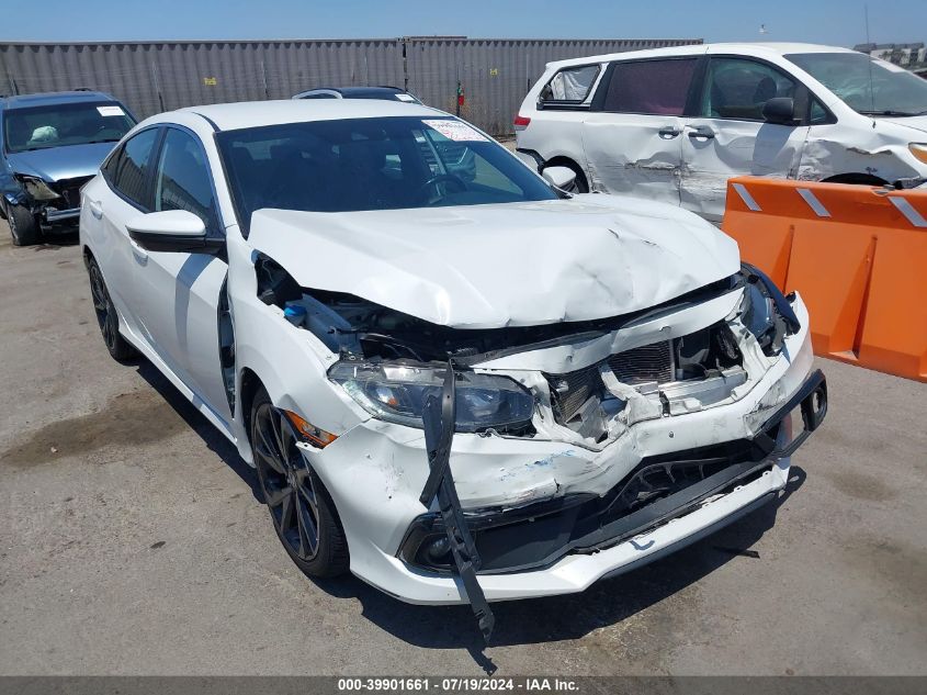2020 Honda Civic Sport VIN: 2HGFC2F84LH549907 Lot: 39901661