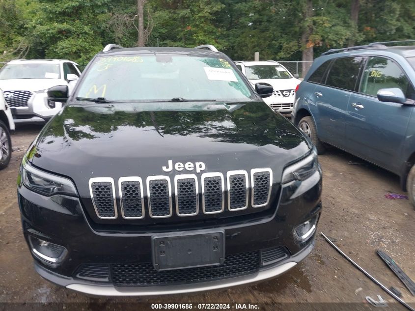 2019 Jeep Cherokee Limited 4X4 VIN: 1C4PJMDXXKD412495 Lot: 39901685