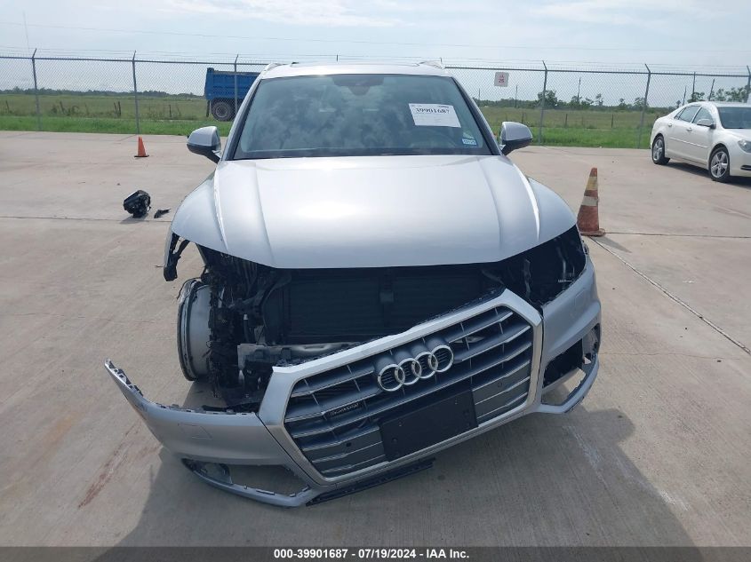 2020 Audi Q5 Premium 45 Tfsi Quattro S Tronic VIN: WA1ANAFYXL2046608 Lot: 39901687