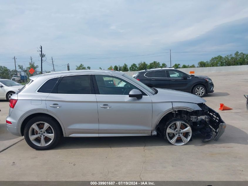 2020 Audi Q5 Premium 45 Tfsi Quattro S Tronic VIN: WA1ANAFYXL2046608 Lot: 39901687