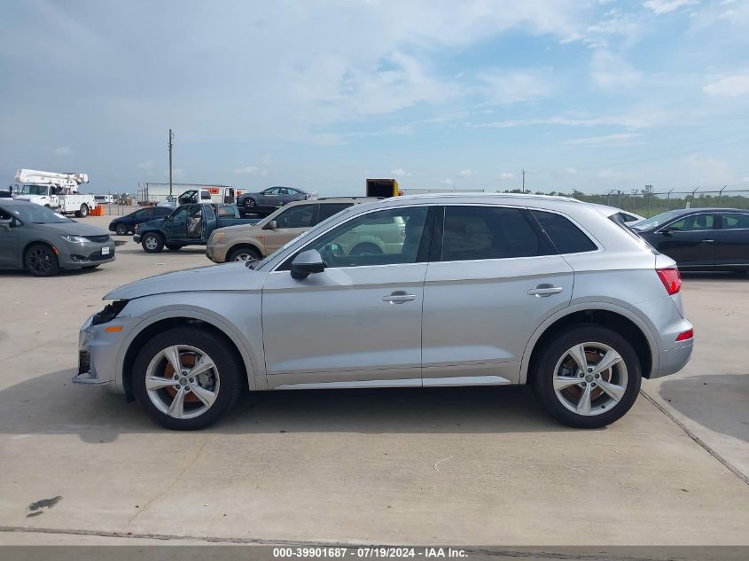 2020 Audi Q5 Premium 45 Tfsi Quattro S Tronic VIN: WA1ANAFYXL2046608 Lot: 39901687