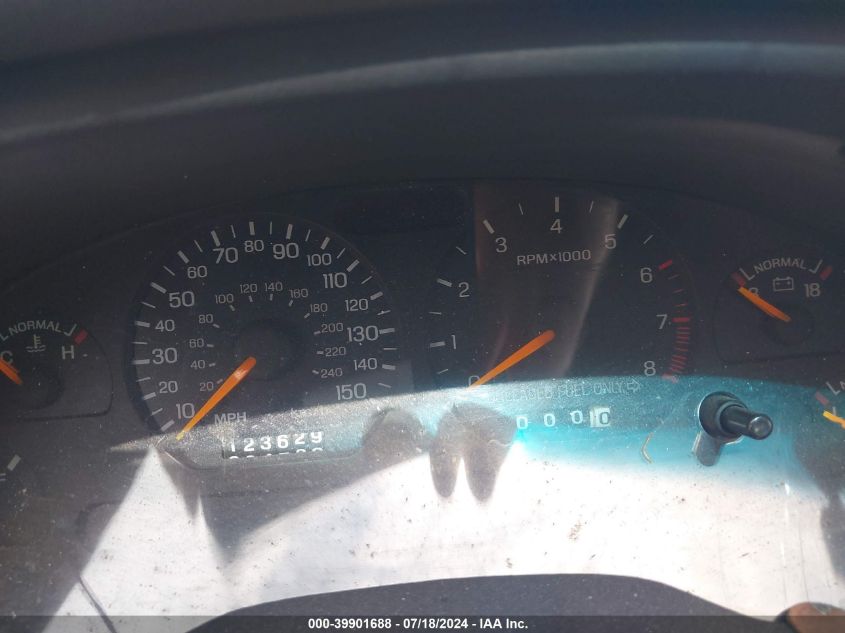 1997 Ford Mustang Gt VIN: 1FALP42XXVF130288 Lot: 39901688