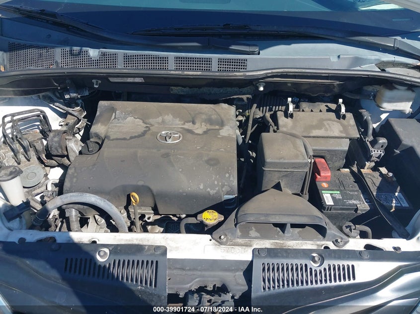 2012 Toyota Sienna Le VIN: 5TDKK3DC9CS205357 Lot: 39901724