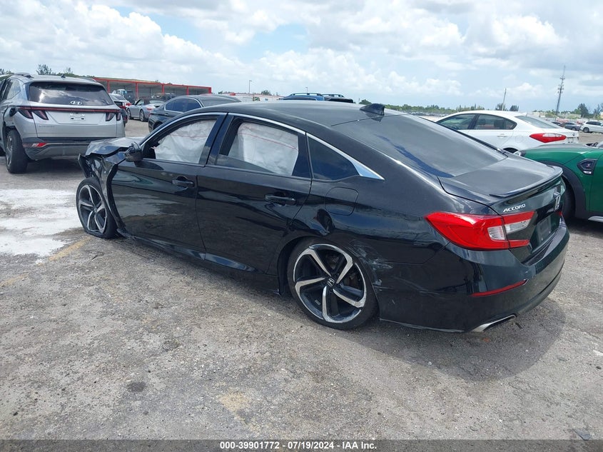 VIN 1HGCV1F35LA054030 2020 HONDA ACCORD SPORT