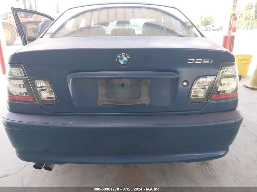 2005 BMW 325 I VIN: WBAET37425NJ88048 Lot: 39901778