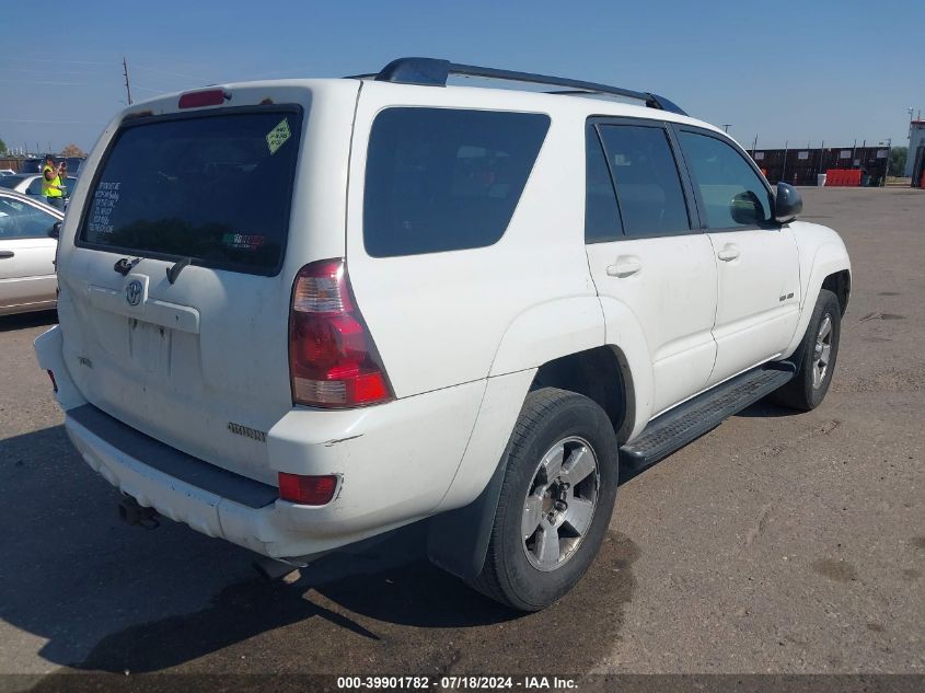 2005 Toyota 4Runner Sr5 V6 VIN: JTEBU14R058052020 Lot: 39901782